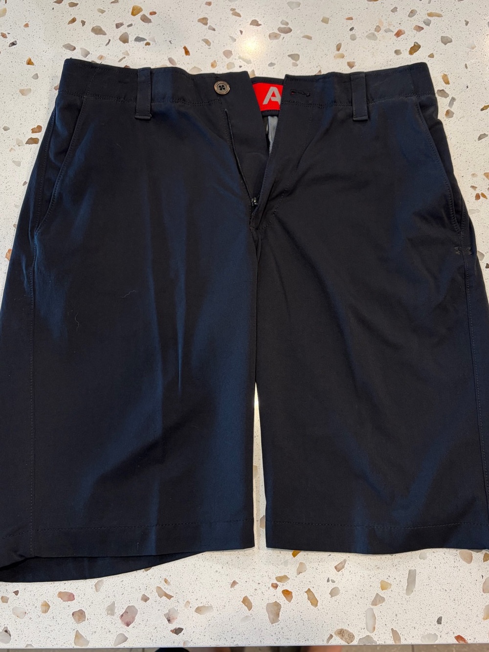 Under Armour Black Flat Front Men's Shorts